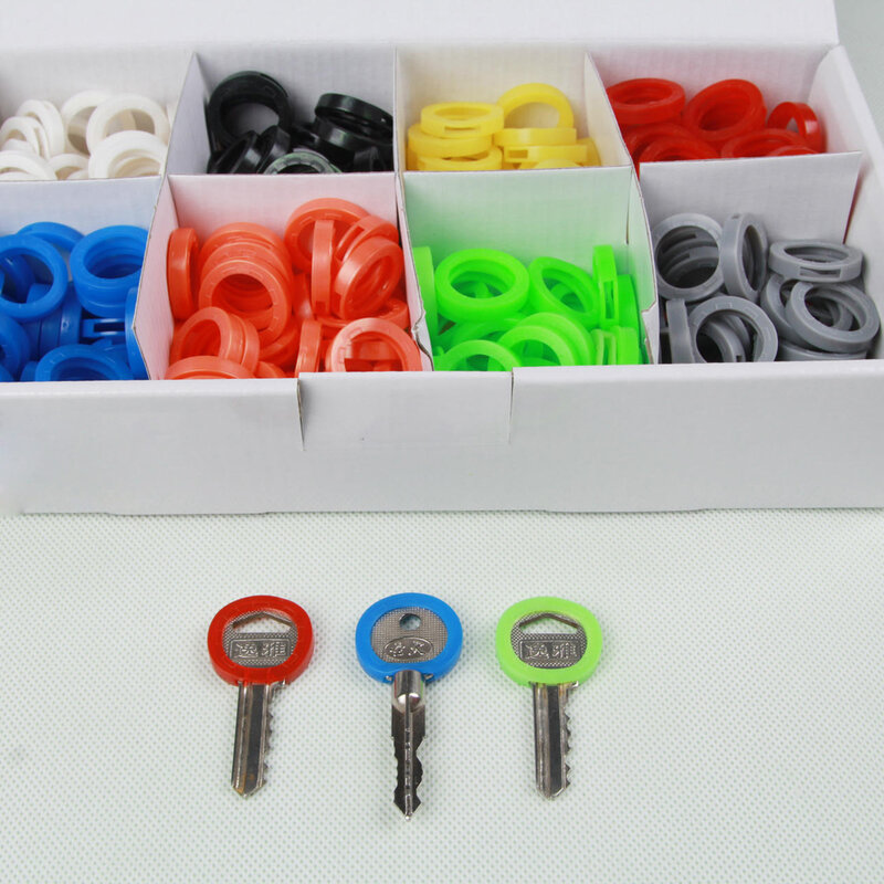 24 قطعة أغطية للمفاتيح ملونة أغطية للمفاتيح أغطية للعلامات علامات التعريف الشخصية