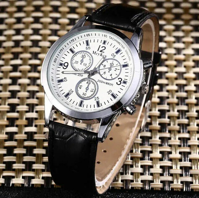 高級ファッションブランドクォーツ時計の男性女性のカジュアルな革ビジネスブレスレット腕時計腕時計時計男性レロジオの Masculino
