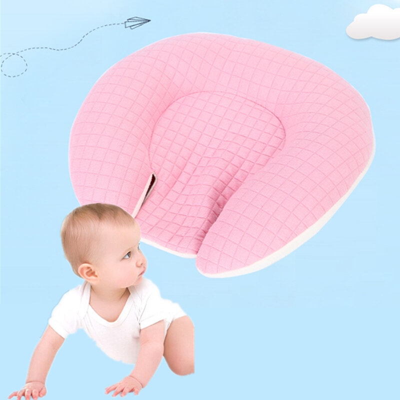 ソフト新生児幼児ベビー整形枕アンチロールベビー寝具枕フラットヘッド防止ネックサポートベビー睡眠枕 0 -1 年