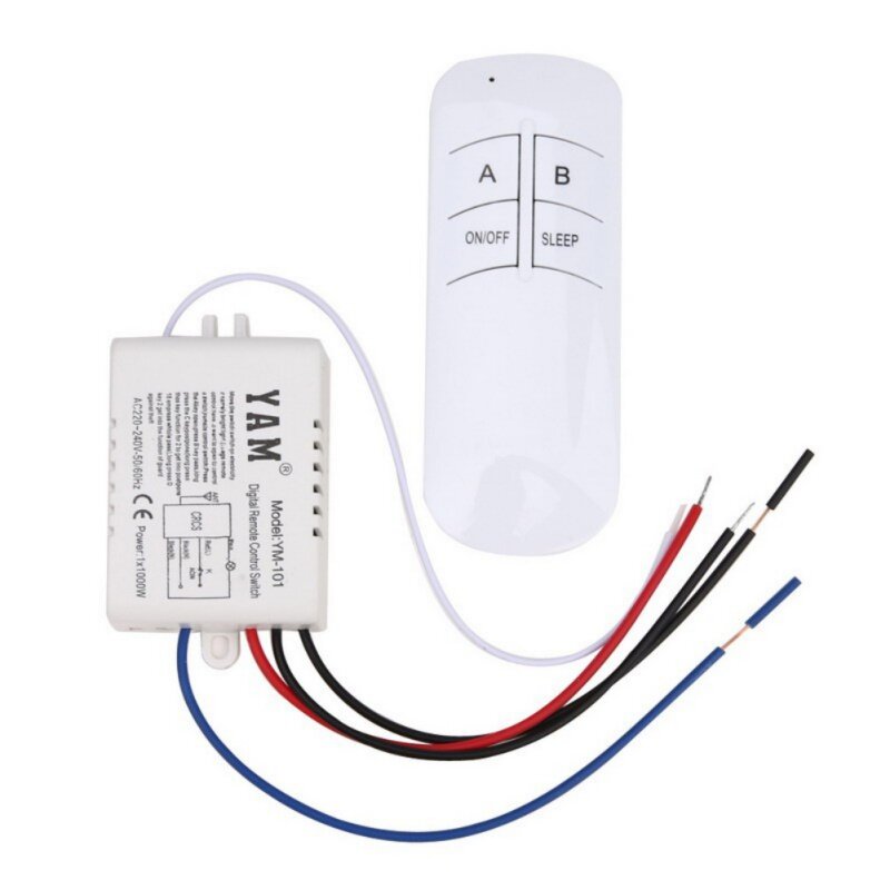 2019 Wireless ON / OFF Lamp Remote Control Switch Receiver Transmitter 220 V 1/2/3 Ways