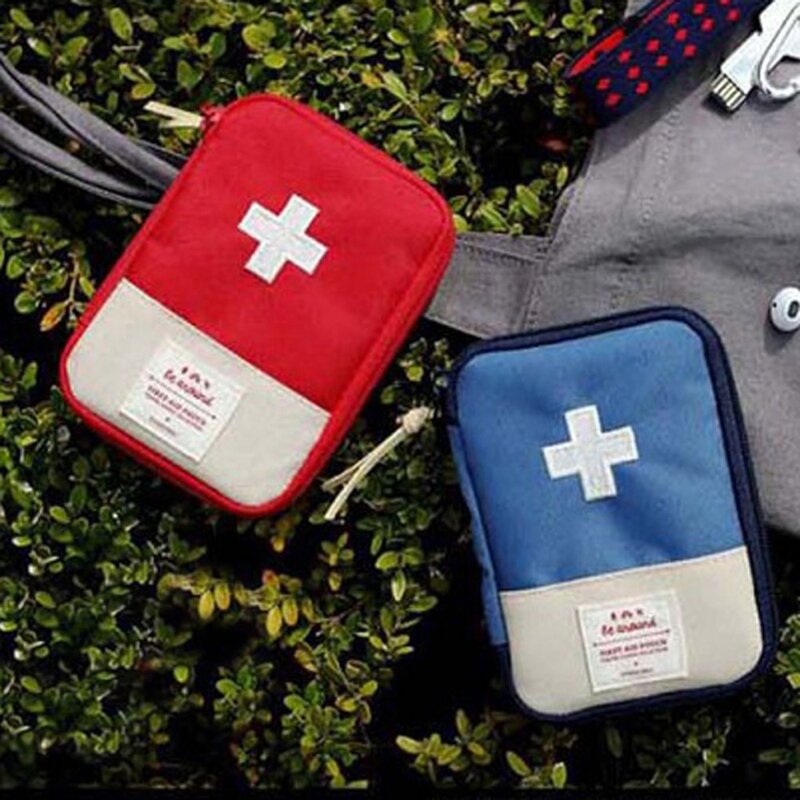 Portable First Aid Emergency Medicine Bag Outdoor Travel kit Empty bag Pill Survival Emergency Kits Package Travel Accessories