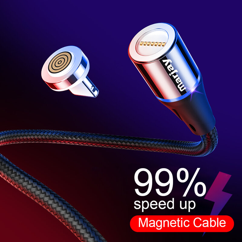 Marjay Magnetic Micro USB Cable For iphone Samsung Xiaomi USB Type C 3A Fast Charging Magnet Charger Adapter Mobile Phone Cables