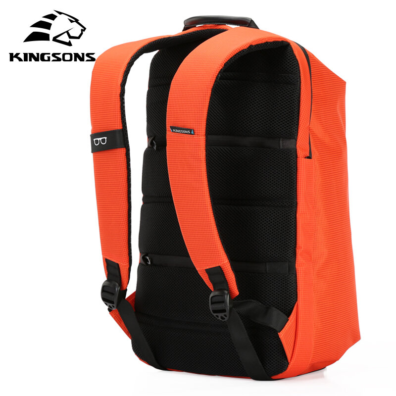 Kingsons-حقيبة ظهر نسائية بتصميم 15 بوصة ، حقيبة مدرسية للجنسين ، حقيبة سفر نايلون عالية الجودة