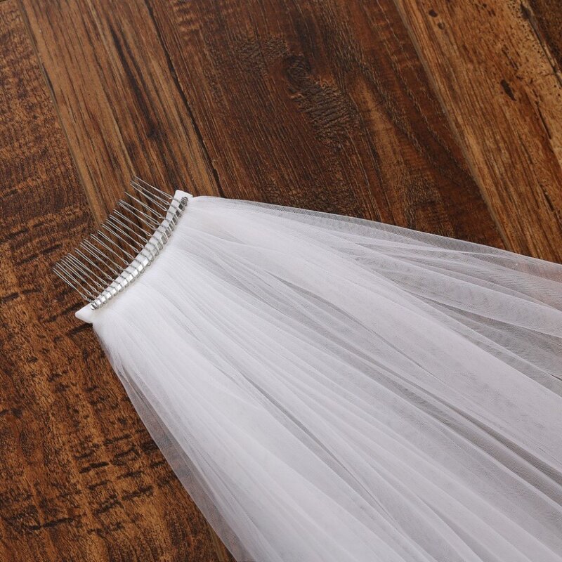 Feminino luxo 3m marfim/branco longo casamento véus apliques laço véu de noiva capela véu