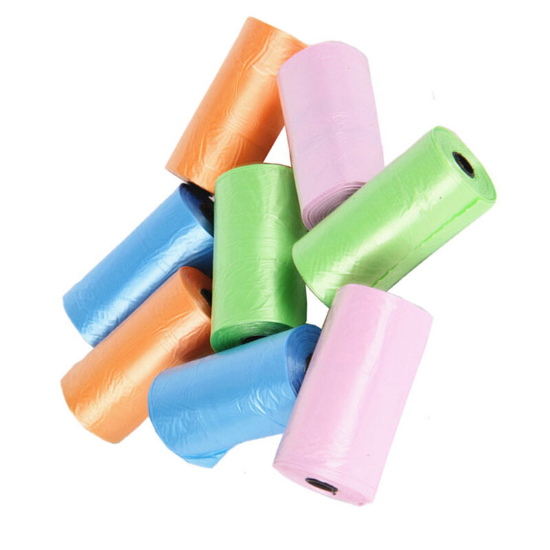 Baru Kecil Roll Portable Bayi Popok Tas Home Outdoor Plastik Sekali Pakai Sampah Tas 1 Volume Yang Mengandung 15/20 Tas
