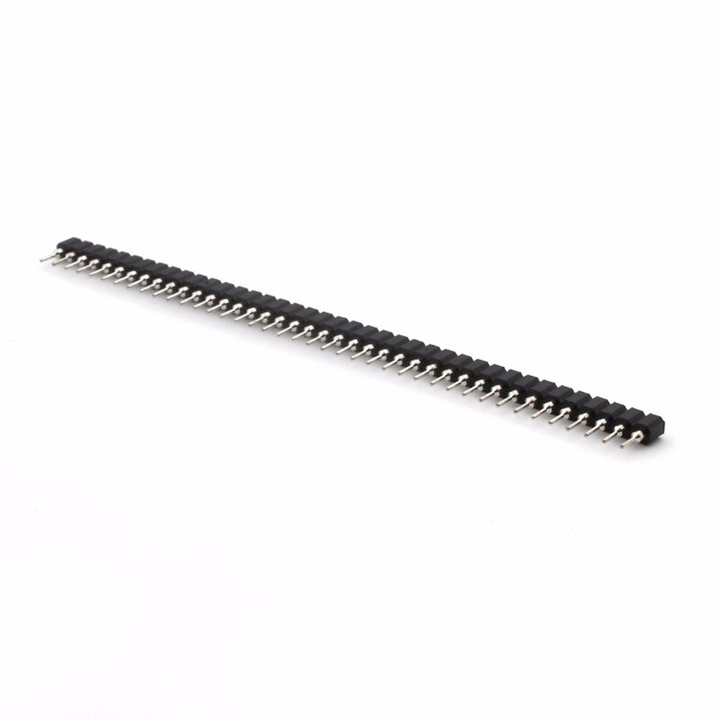 10 pin 2.54mm pin Header femmina singola fila 40 pin 2.54mm connettore pin tondo 1x40 pin nave libera g