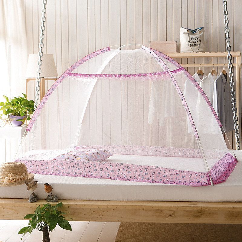 Installazione gratuita biancheria da letto per bambini culla rete da viaggio anti-zanzara tenda per bambini pieghevole estivo zanzariere per bambini 2 dimensioni rete per insetti