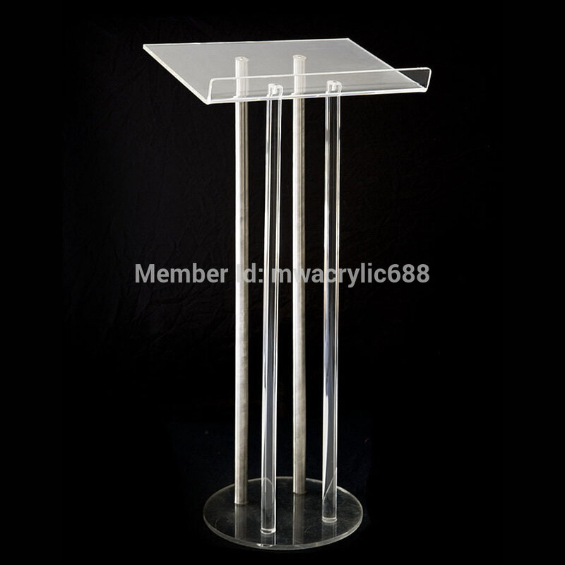 Free Shipping Price Reasonable CleanAcrylic Podium Pulpit Lectern podium plexiglass