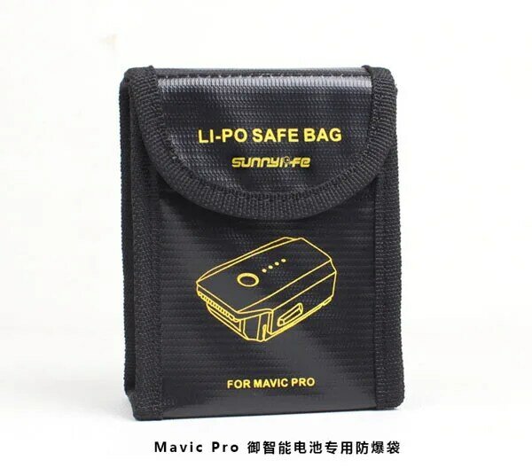 Lipo Safe Bag Battery Charging Protector Fireproof Fiber Pouch Bag Explosion-proof Case Storage Box for DJI Mavic PRO Quadcopter