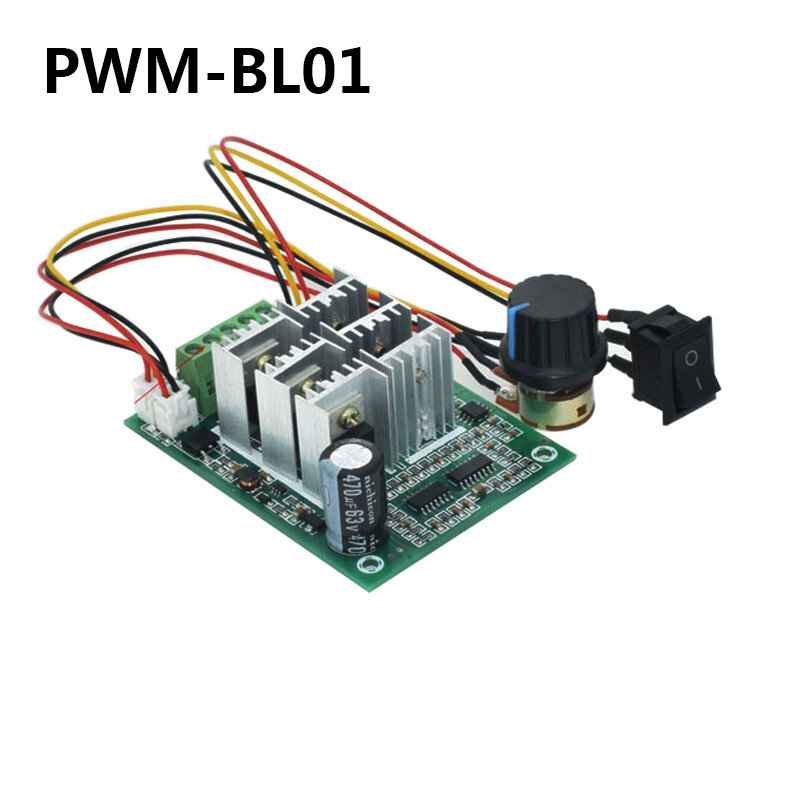 BLDC ثلاث مراحل فرش sensorless وحدة تحكم المحرك BL01 15A مروحة عنيفة تعديل DC5V6V9V12V36V إلى الأمام والعكس
