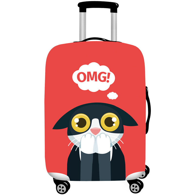 厚い旅行荷物保護カバースーツケースケース旅行 Accessorie Baggag 弾性荷物カバーに適用 18-32 インチスーツケース