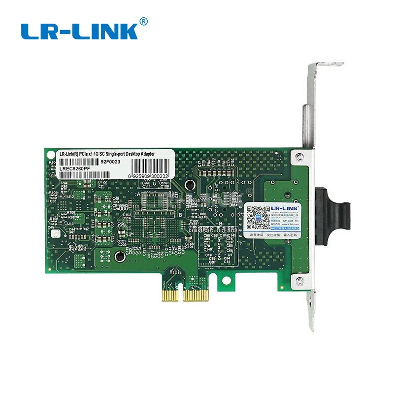 LR-LINK 9260PF PCI-E pci-express fibre Gigabit sieć Ethernet karta Lan optyczny 1000Mb serwer Adapter pulpit Intel 82576 Nic