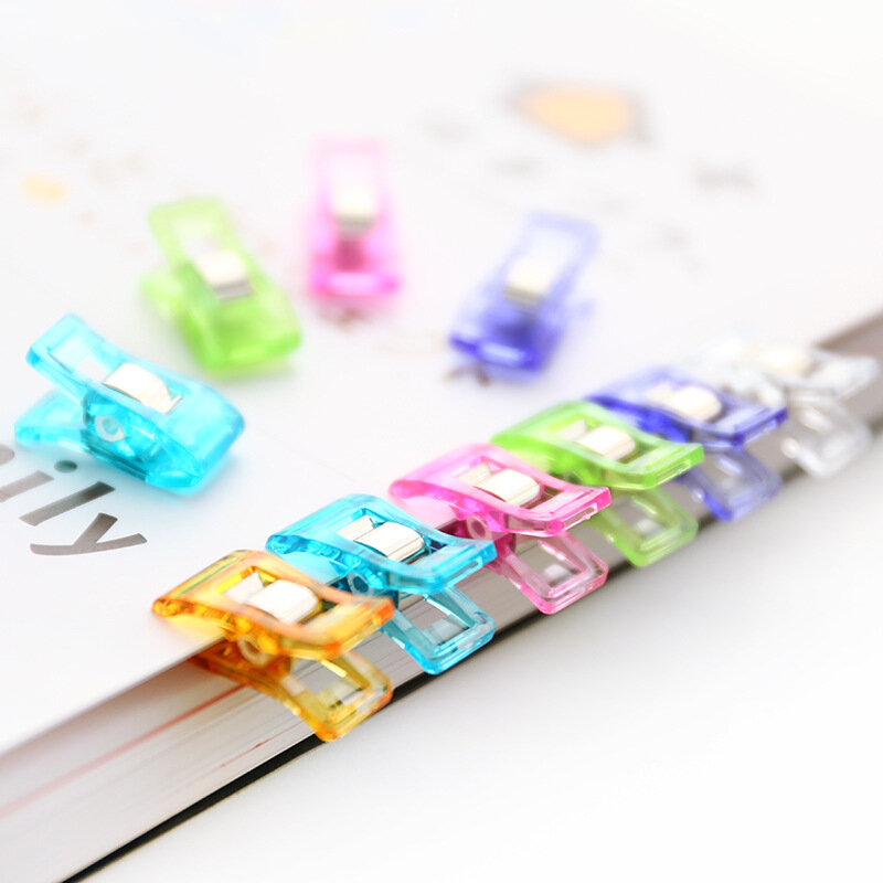 1sets(5pcs) Creative Cute Kawaii Colorful mini Paper Clips For Ticket File School Supplies Korean Stationery
