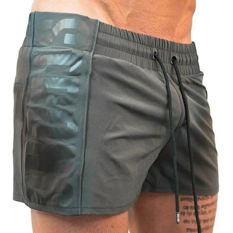 Pantalones cortos deportivos para hombre, Shorts de secado rápido para correr, gimnasio, Verano