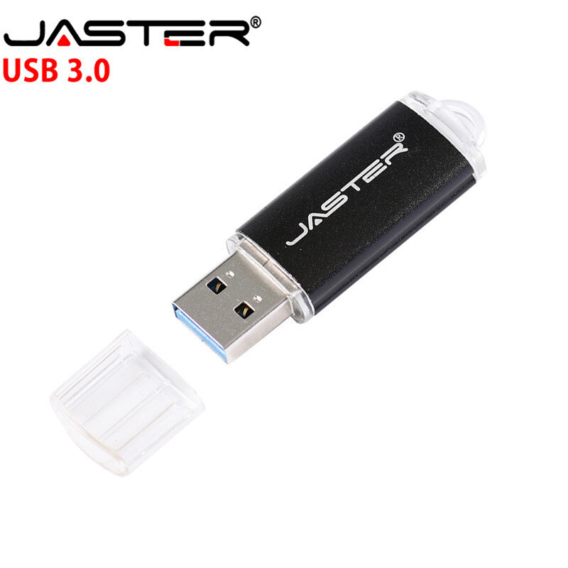 JASTER-unidad Flash USB de 3,0 100%, pendrive de unidad Flash USB de Metal de capacidad Real con memoria de 4GB a 64GB, para PC, envío gratis
