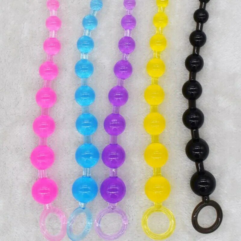 Female Anal Stimulator Ball Beads Butt Plug Mini Bullet Vibrator Masturbation Adult Sex Toys Products for Women Men Gay Couple
