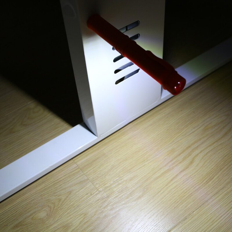 6 Led Mini Pocket Inspectie Licht Lamp Pen Size Werk Torch 3 Mode Zaklamp Met Magneet Oranje Blauw Torch Power licht Door 3 * Aaa