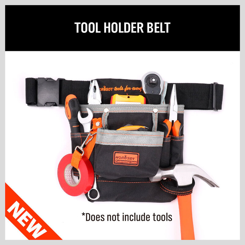Bolsa de herramientas para electricista, Kit de herramientas Oxford de alta calidad, 8 bolsillos, cinturón de trabajo, 2021