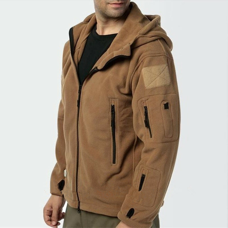 Militaire homme polaire Tad tactique Softshell veste Polartec thermique polaire à capuche manteau respirant vêtements d'extérieur armée randonnée vêtements