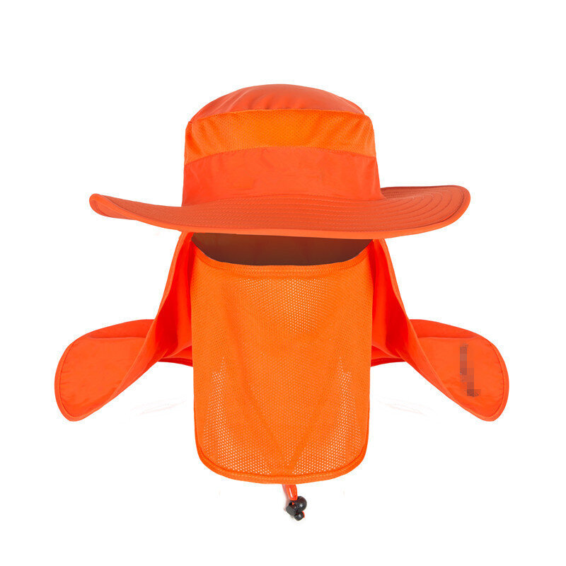 YIFEI Tahan Air Besar Ember Topi dengan pinggiran lebar Musim Panas Baru tahan angin Perlindungan Matahari SPF 30 + UV Memancing Topi Topi Nelayan