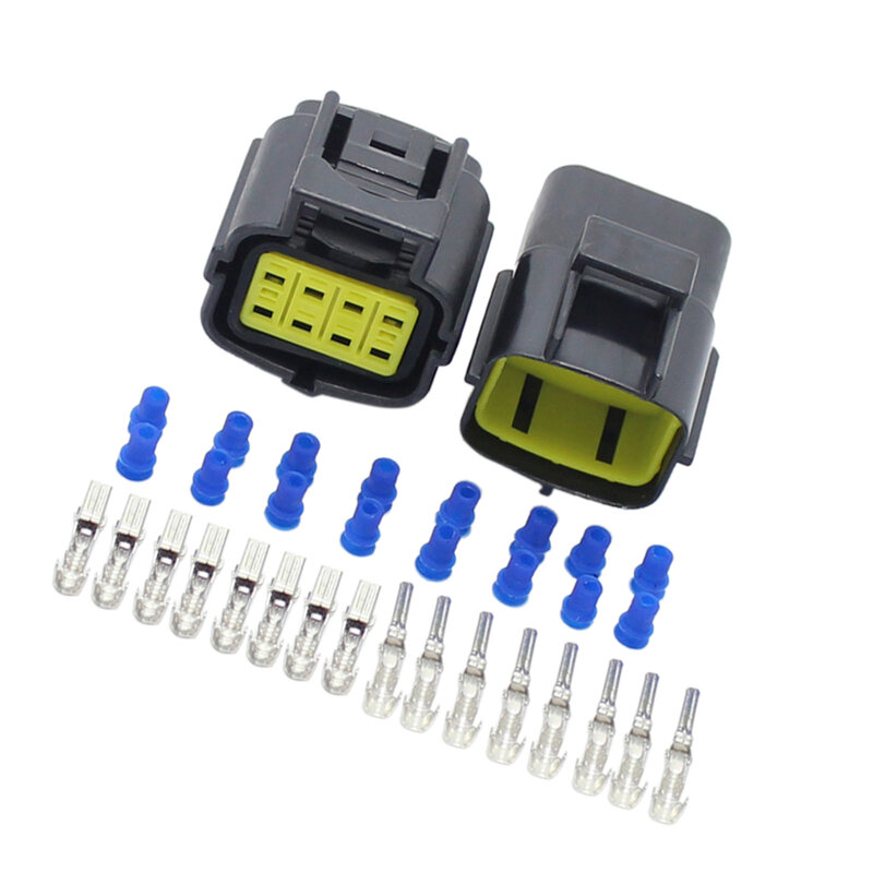 8-Way Electrical Connector Housing Terminals Contacts for Motorcycle Car