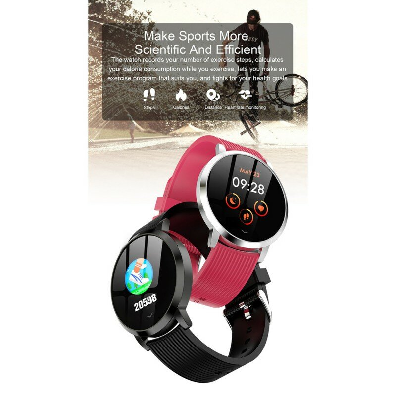 LV09 Smart Armband Tracking Alarm Intelligente Herinnering Gezondheid Monitoring Sport Armband