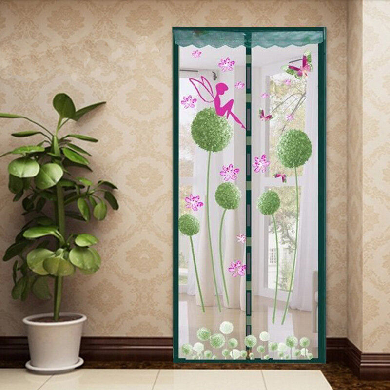 Sommer Stil Schließen Mesh Moskito Net Fenster Bildschirme Vorhang Anti-mücken Magnetische Tüll Dusche Vorhang Tür Bildschirm