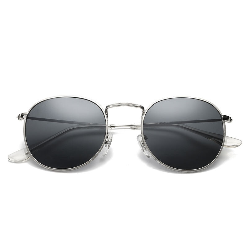 2019 Fashion Oval Kacamata Wanita Merek Designe Kecil Bingkai Logam Steampunk Retro Berjemur Kacamata Perempuan Oculos De Sol UV400