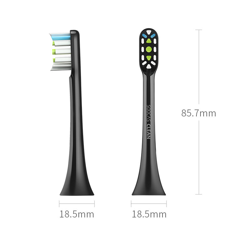 Soocas X3 X3U X1 V1 V2 X5 sonic toothbrush nozzle heads original SOOCARE X3 X1 X5 Electric Replacement Tooth brush Head IPX7