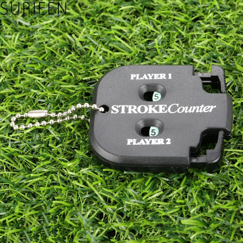 Golf Shot Count Stroke Putt Score Counter Compteur due cifre segnapunti con portachiavi ausili per l'allenamento del Golf accessori per il Golf