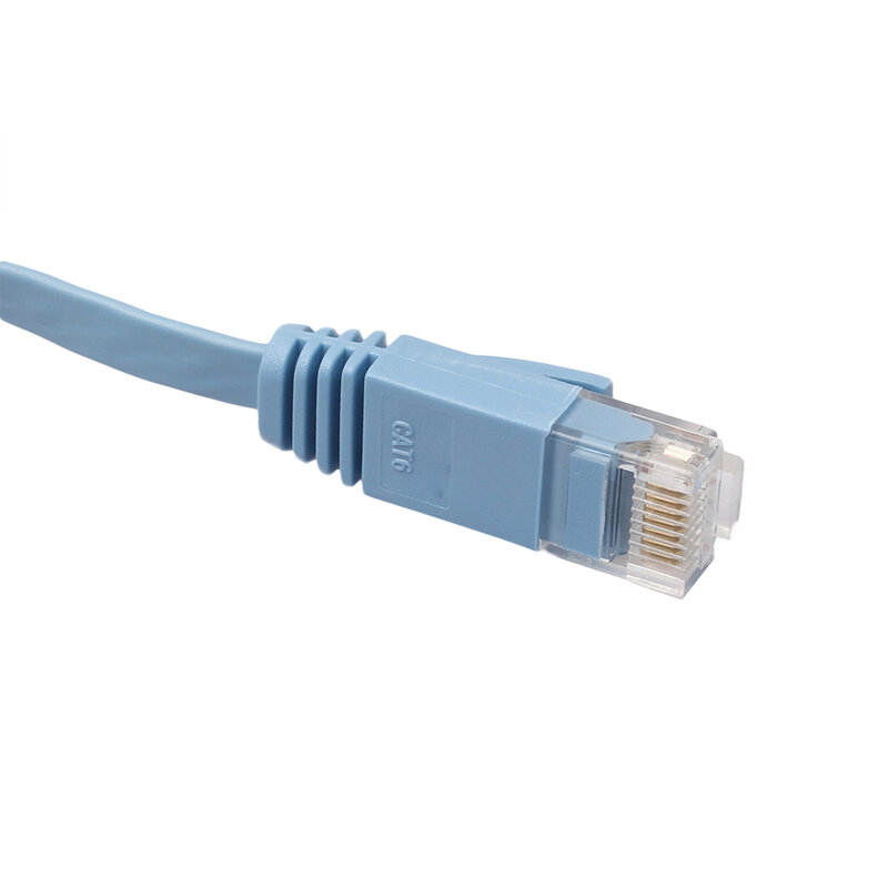 Para computadora enrutador portátil CAT6 Ethernet Cable plano RJ45 Lan Cable de red Ethernet de la categoría 6 gigabit plana cable de red