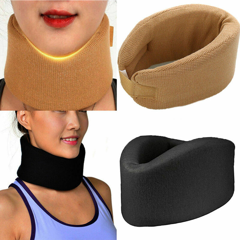 Home Textile Adjustable Pillow Therapy Unisex Soft Foam Cervical Collar Support Neck Brace Shoulder Pain Relief Health Care Tool