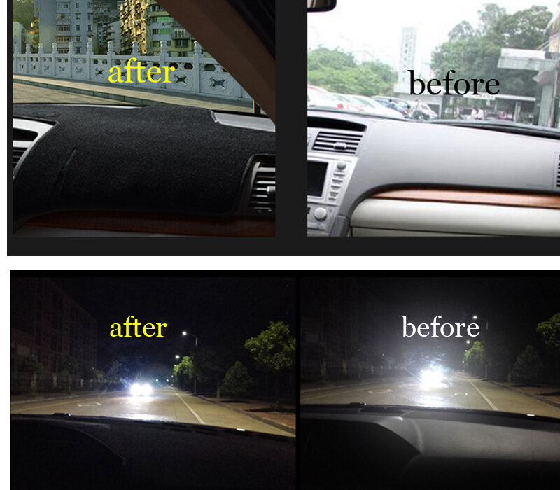 RKAC-cubiertas para salpicadero de coche, alfombrilla para coche VOLVO S60 2010-2015, para volante a la izquierda, accesorios para salpicadero