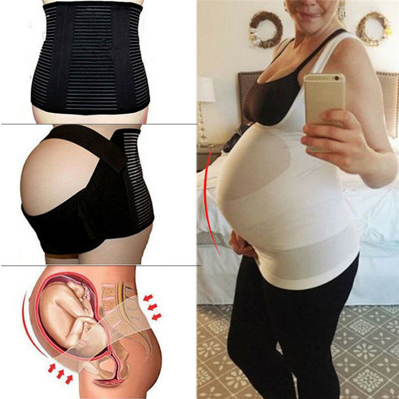 Maternidade barriga suporte cinto para mulheres grávidas, cuidados com a cintura, banda abdominal, cinta traseira, gravidez protetor pré-natal