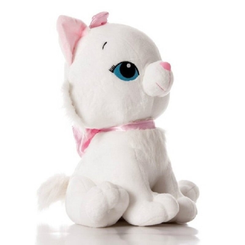 1Pc 18CM ขายผลิตภัณฑ์น่ารัก Aristocats แมว Marie ตุ๊กตาของเล่นอะนิเมะสัตว์ Paw ชุดตุ๊กตาสำหรับสาว