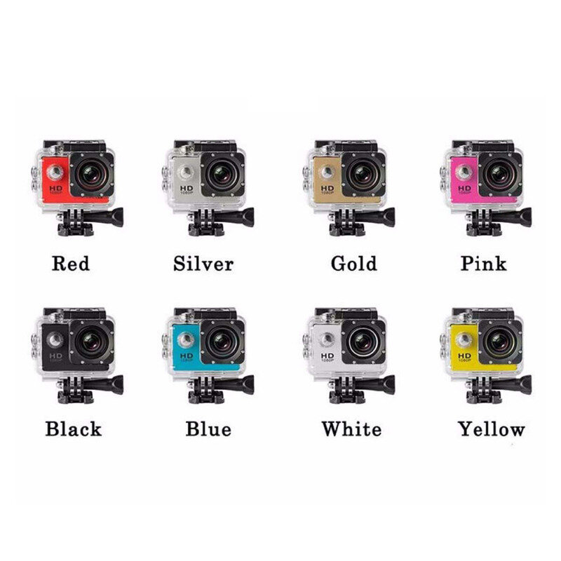 OWGYML Outdoor Sport Action Mini Camera Waterproof Cam Screen Color Water Resistant Video Surveillance Underwater Camera