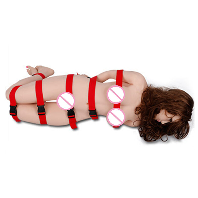 7 pçs nylonsex bondages cintas correias de retenção de corpo inteiro cinto fetiche brinquedos sexuais para casais adulto jogo erótico bdsm conjunto