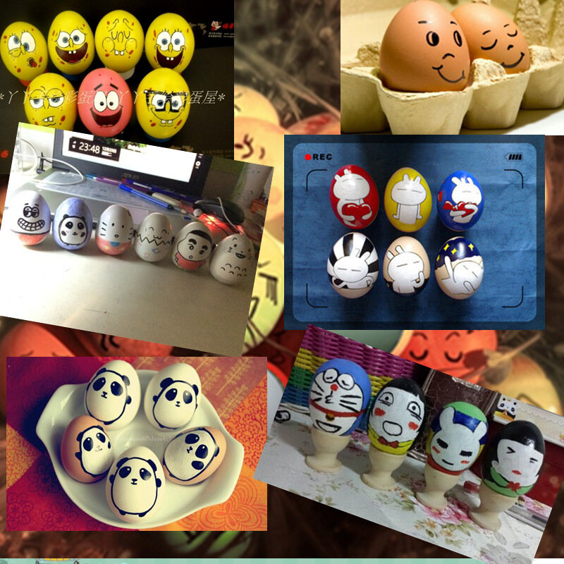 Детская Радужная деревянная картина с яйцами, игрушка «сделай сам», деревянные пасхальные яйца, каракули, искусство и ремесло ручной работы...