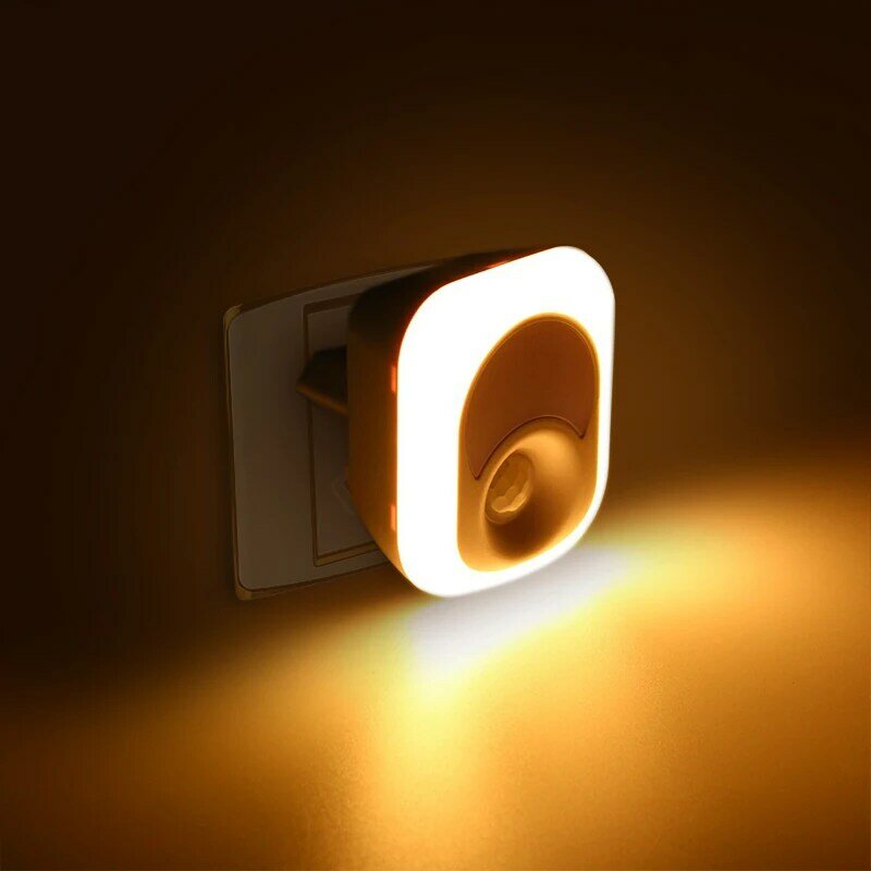 DONWEI Human Infrared Activated Motion Sensor PIR 2W 26 LED Night Light Wall Emergency Lamp For Hallway Bedroom AC 220V