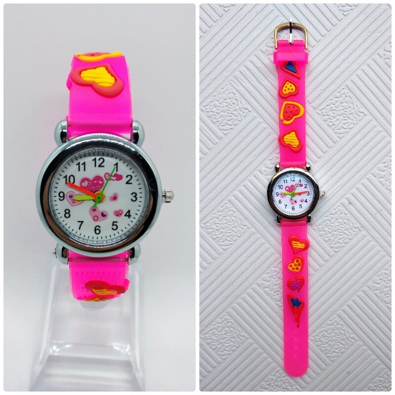 저렴한 가격 어린이 시계 사랑스러운 4 색 다이얼 어린이 시계 소년 소녀 선물 어린이 시계 아기 선물 시계 Reloj 드 cuarzo