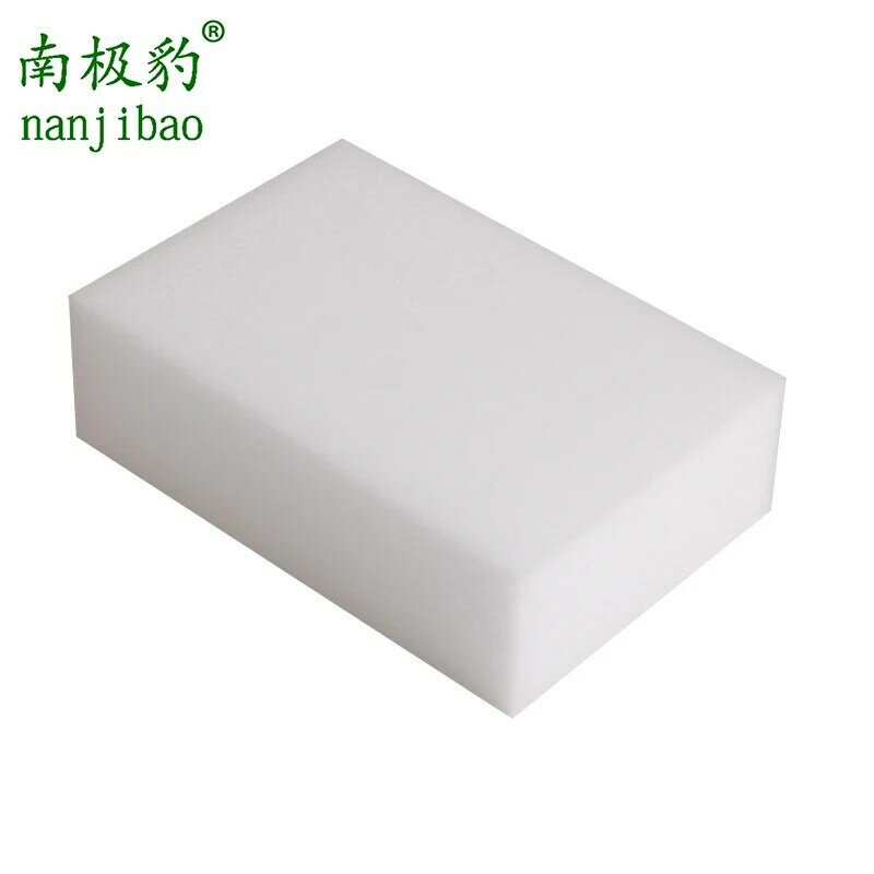 Nanjibao 100 pçs/lote melamina esponja mágica borracha acessório/prato cozinha escritório banheiro cleaner atacado 10*6*2 cm