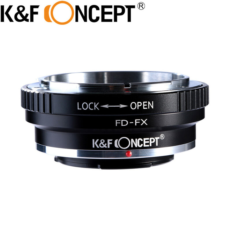 K & F Concept FD-FX adaptador de lente para lente de montura de Canon FD a Fujifilm montaje FX X-Pro1 X-E1 X-A1 cámaras cuerpo