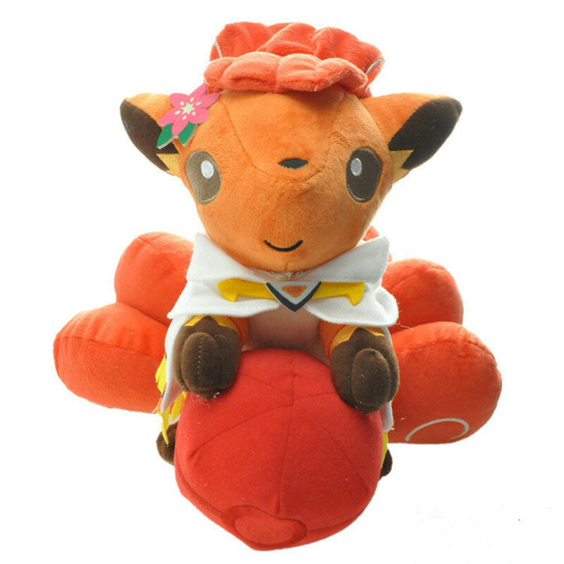 Pokemon tamanho grande 28cm mini bonito cappa vulpix brinquedo de pelúcia para o presente de natal para a boneca
