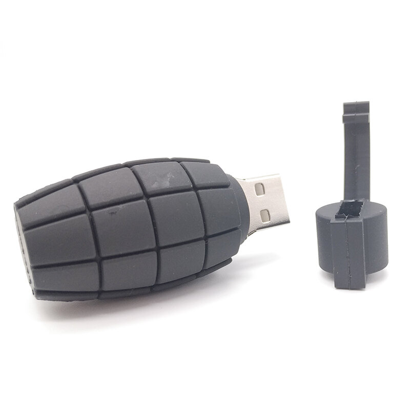 Antitank Granat Shape USB Flash Drive Flashdisk 64 GB 32 GB 16 GB 8 GB 4 GB Kartun BOM Memori tongkat Kartu Hadiah Yang Indah Pen Drive
