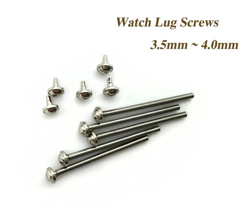 Outil de réparation de goupilles de liaison de bracelet de barre de ressort en acier inoxydable de 5 tailles, pièces de montre vis de cosse 16 - 24mm