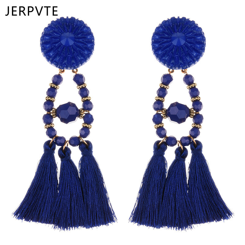 JERPVTE-أقراط أكريليك كبيرة للنساء ، مجوهرات الأزياء ، قطرة ماء ، لؤلؤ ، شرابات ، إعلان ، حفلة ، إعلان ، 2018