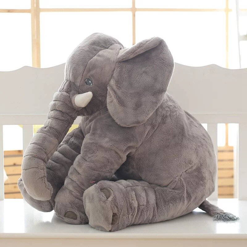 ぬいぐるみ象のおもちゃベビー睡眠バッククッションソフトぬいぐるみ枕象の人形新生児遊び人形子供の誕生日ギフト