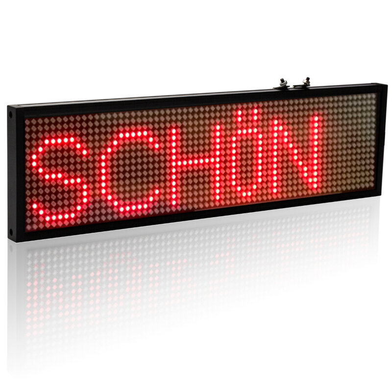 2018 Portable 12v P5 Smd Red WiFi Indoor LED Signage Storefront Open Signage Programmable Scrolling Display Board