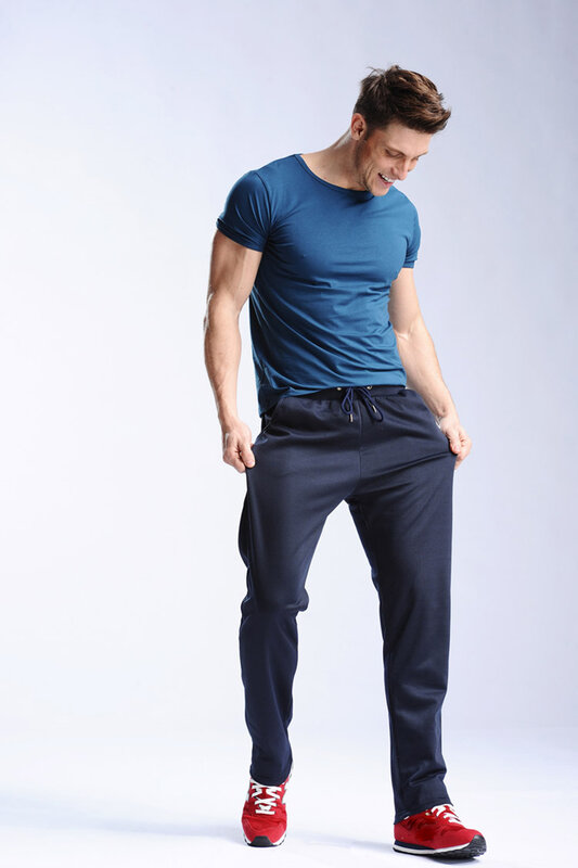 Mens soltar Esporte Nova Moda Calças Compridas Homem Casual calças Novas