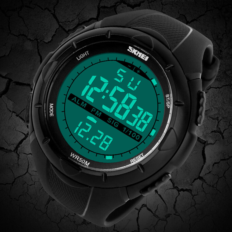 Skmei marca digital militar esportes relógios masculino 50m à prova dwaterproof água nadar escalada ao ar livre relógio casual homem relógios de pulso reloj hombre